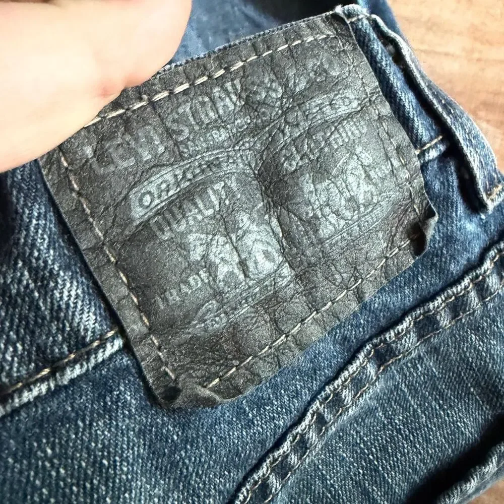 Levi's 511 Cutoff Dark Wash Denim Shorts Y2K